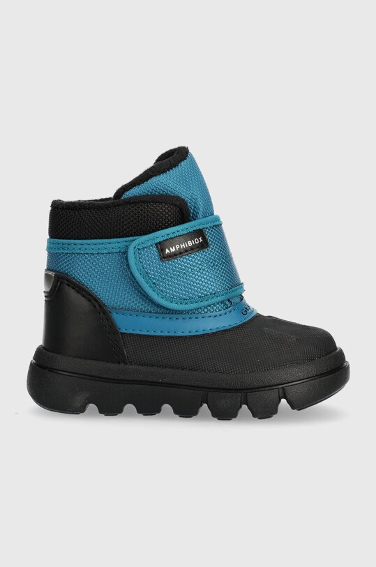 Geox cizme de iarna pentru copii B365BD 0FUCE B WILLABOOM B AB imitatie de piele albastru B365BD.0FUCE.20.23