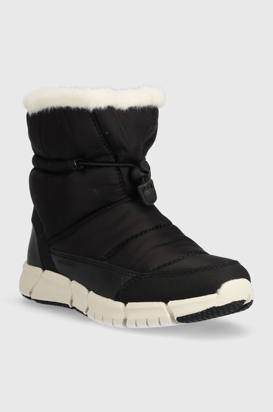 Detské snehule Geox J36APB 0FUME J FLEXYPER B AB J36APB.0FUME.28.35 čierna AW23