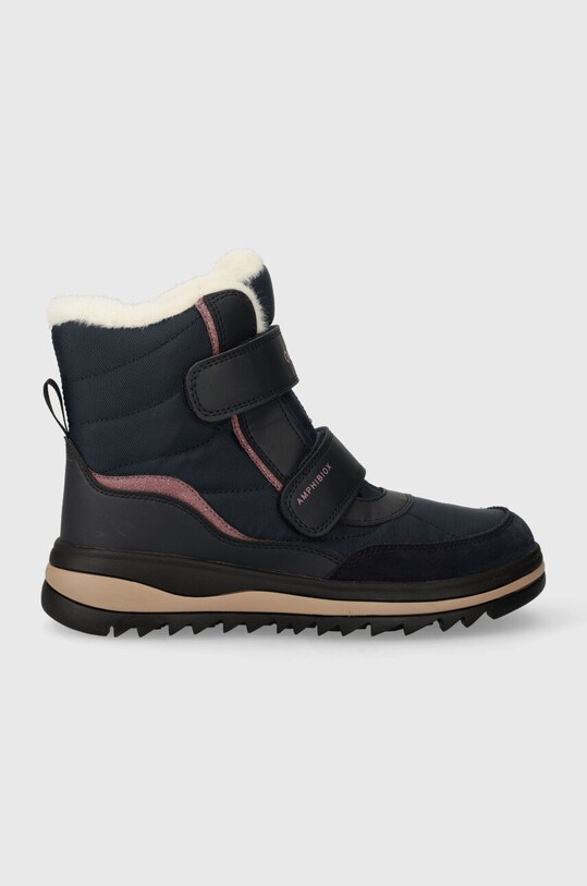 Geox cizme de iarna pentru copii J36EWB 054FU J ADELHIDE B AB imitatie de piele bleumarin J36EWB.054FU.36.39