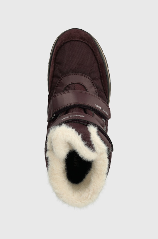 Geox gyerek téli csizma J36EWB 054FU J ADELHIDE B AB burgundia J36EWB.054FU.36.39