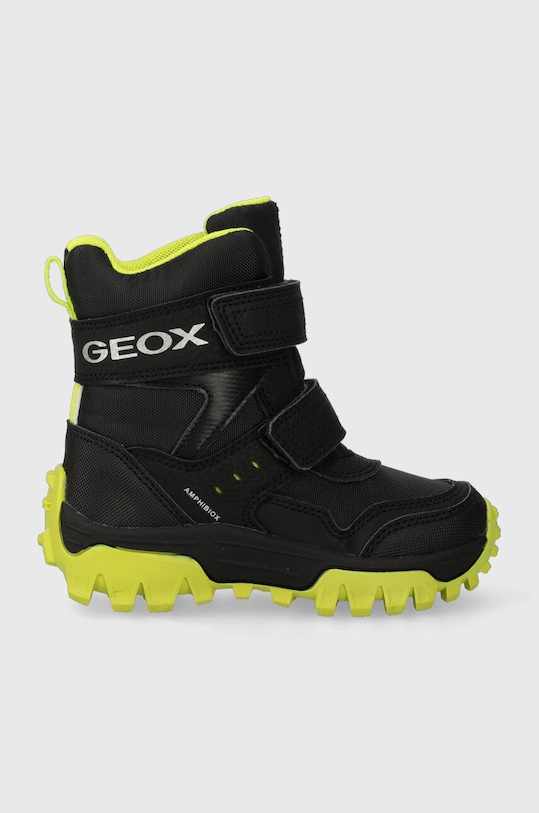 Geox gyerek hótaposó J36FRC 0FUCE J HIMALAYA B ABX szintetikus bőr fekete J36FRC.0FUCE.24.27