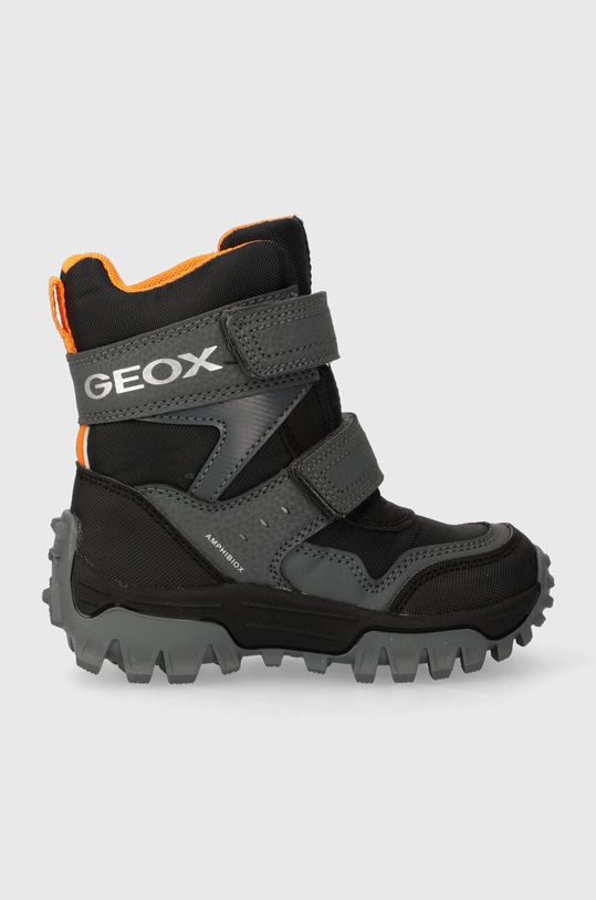 Geox gyerek hótaposó J36FRC 0FUCE J HIMALAYA B ABX szintetikus bőr fekete J36FRC.0FUCE.24.27