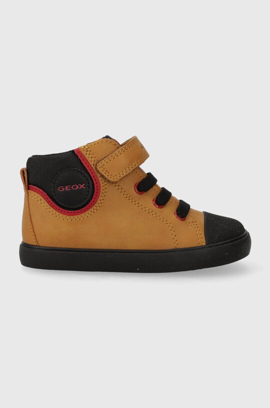 Geox sneakersy dziecięce imitacja skóry licowej żółty B361NB.0MEFU