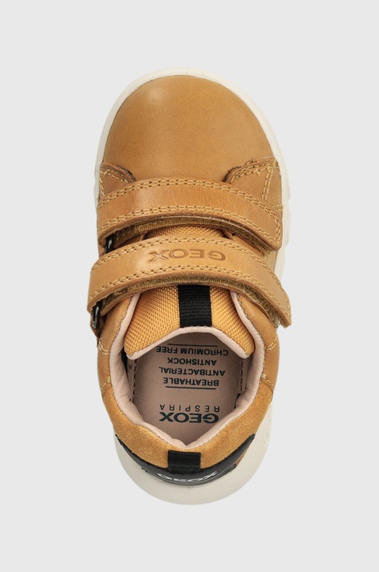 Geox sneakersy skórzane dziecięce brązowy B365DC.0CLFU.20.23