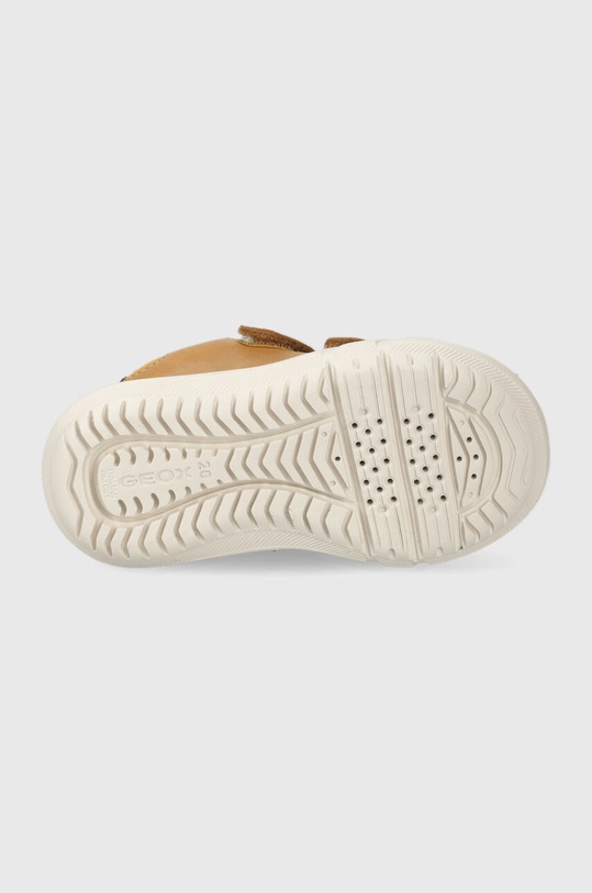 Geox sneakersy skórzane dziecięce B365DC.0CLFU.20.23 brązowy