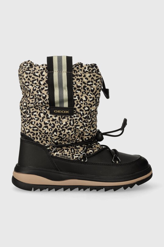 Detské snehule Geox J26EWE 0MNBC J ADELHIDE B AB textilný čierna J26EWE.0MNBC