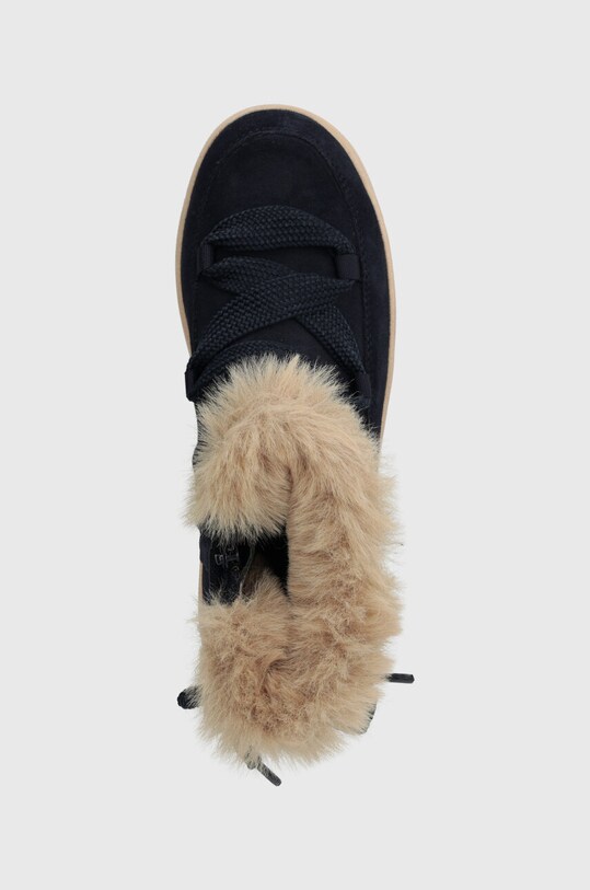 Geox cizme de iarna pentru copii din piele intoarsa J36CVA 00022 J REBECCA WPF bleumarin J36CVA.00022.36.39