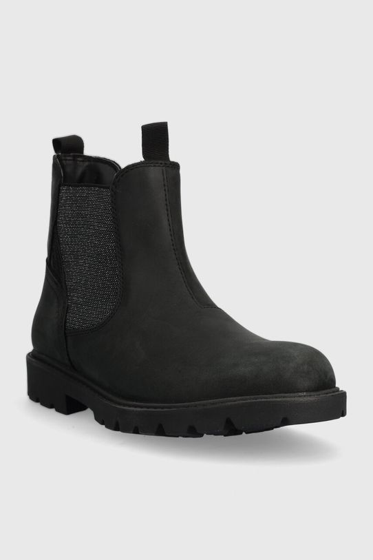 Geox buty zimowe zamszowe dziecięce J36EXB 00045 J SHAYLAX J36EXB.00045.36.39 czarny AW23