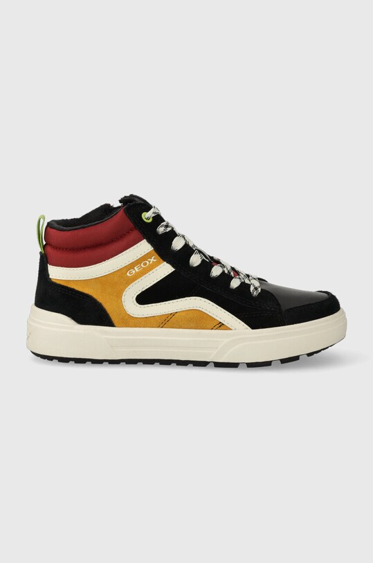 Geox sneakersy dziecięce skóra zamszowa czarny J36HAA.022FU.28.35