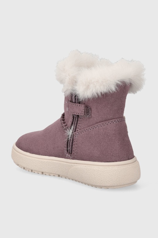 DÍVKA Dětské zimní boty Geox J36HUD 000AU J THELEVEN J36HUD.000AU.24.27 fialová