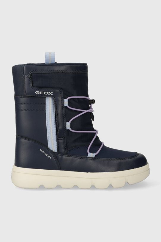 Detské zimné topánky Geox J36HWC 054FU J WILLABOOM B A jemné zateplenie tmavomodrá J36HWC.054FU.36.39