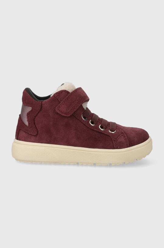 Geox sneakers de piele întoarsă pentru copii J36HYC 022BH J THELEVEN WPF mic de statură violet J36HYC.022BH.24.27