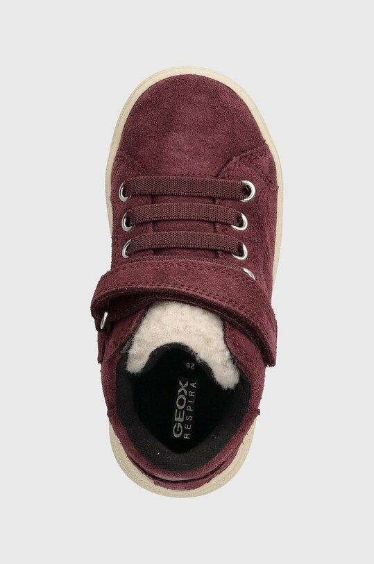 Geox sneakers de piele întoarsă pentru copii J36HYC 022BH J THELEVEN WPF violet J36HYC.022BH.24.27
