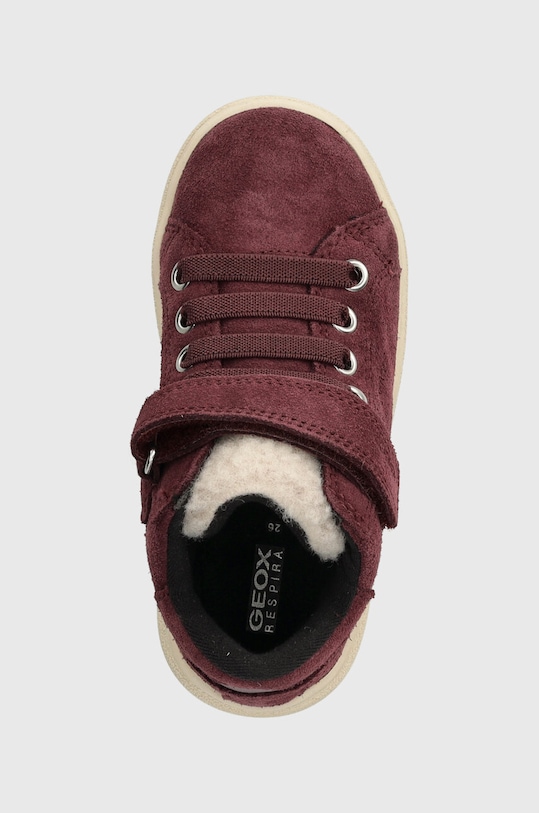 Παιδικά sneakers σουέτ Geox J36HYC 022BH J THELEVEN WPF μωβ J36HYC.022BH.24.27