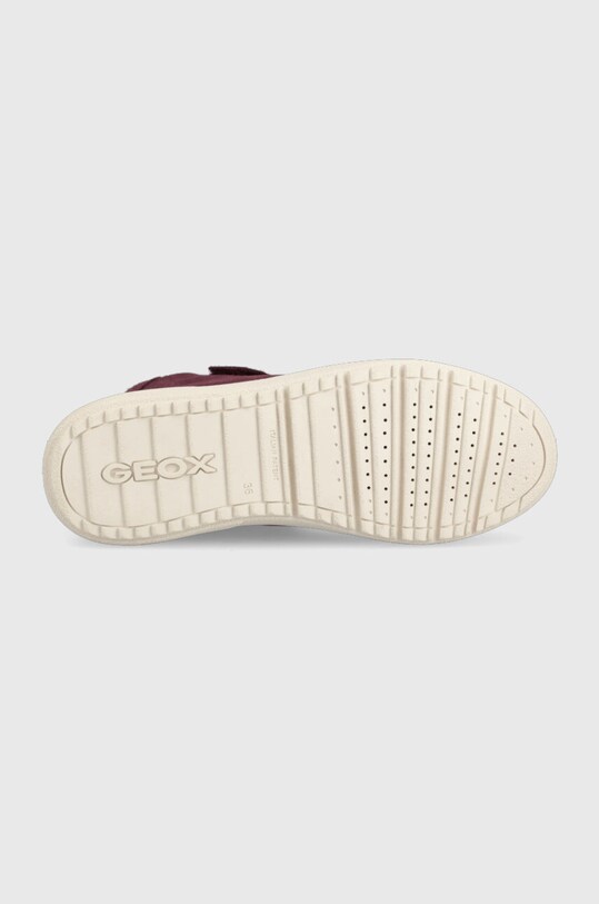 Geox sneakers de piele întoarsă pentru copii J36HYC 022BH J THELEVEN WPF J36HYC.022BH.36.39 violet