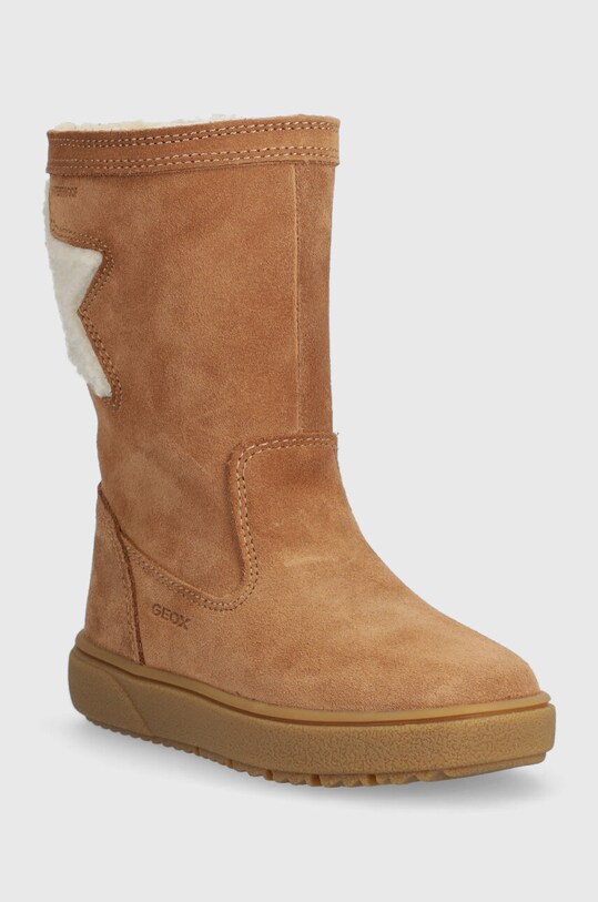 Χειμερινά Παπούτσια Geox J36HYD.022BH.24.27 καφέ AW23