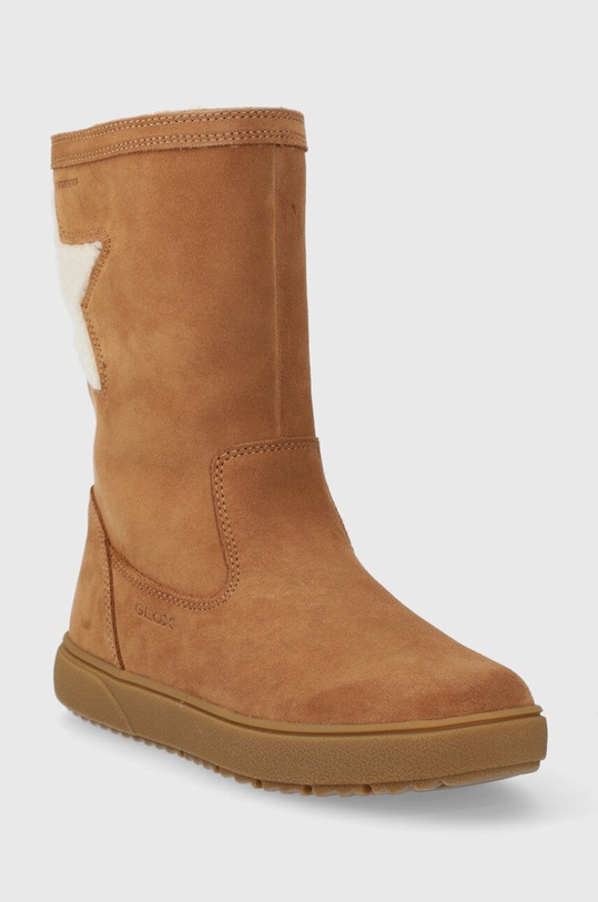 Geox gyerek télicipő velúrból J36HYD.022BH.36.39 barna AW23