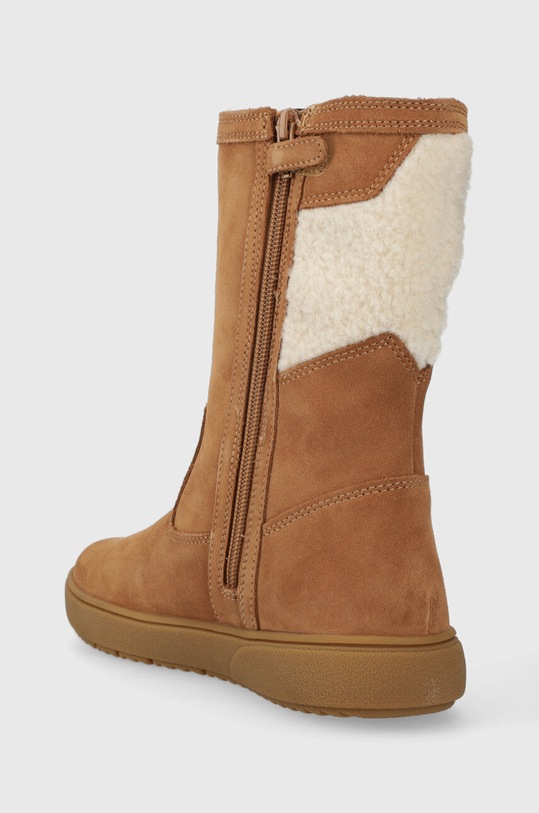 Lány Geox gyerek télicipő velúrból J36HYD.022BH.36.39 barna