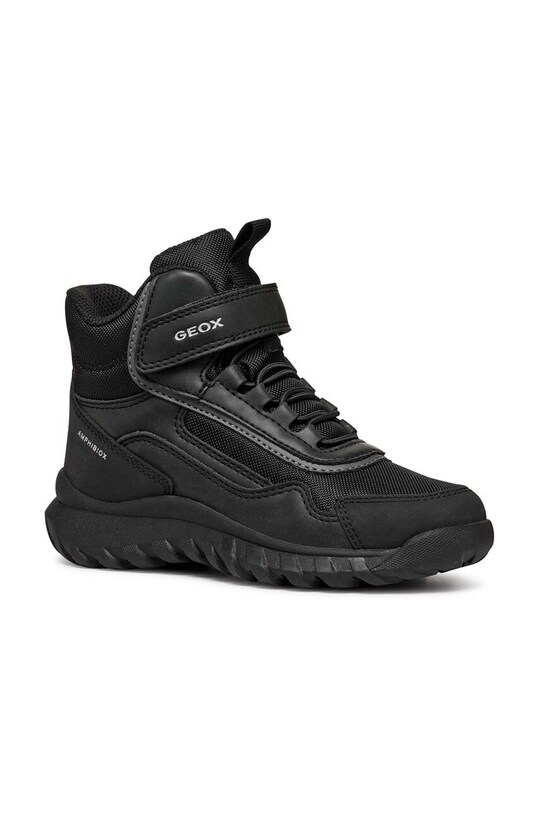 Geox buty zimowe dziecięce imitacja skóry licowej czarny J36L0A.0MEFU.24.27