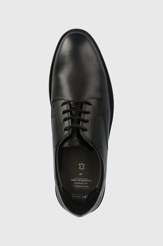 Kožené poltopánky Geox čierna J36LAA.00043.42.44