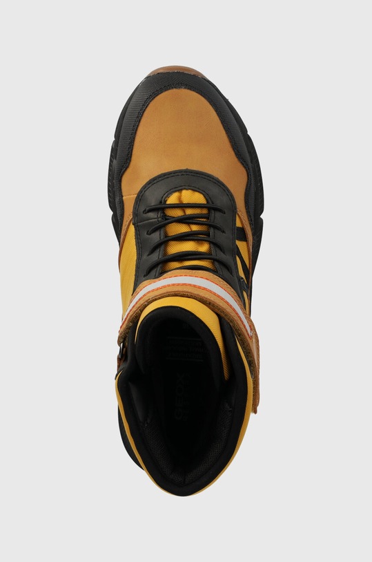 Dětské zimní boty Geox J36LCD 0MEFU J FLEXYPER PLUS žlutá J36LCD.0MEFU.36.41