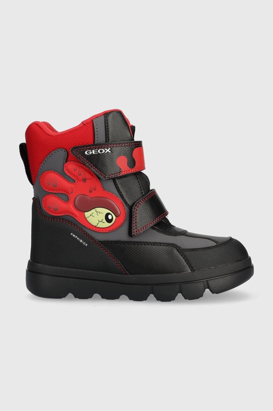 Geox gyerek hótaposó J36LFA 050FU J WILLABOOM B AB textil fekete J36LFA.050FU.32.35