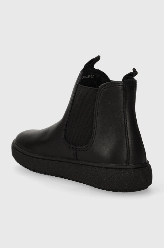 CHLAPEC Dětské kožené kotníkové boty Geox J36LDB.00043.28.35 černá