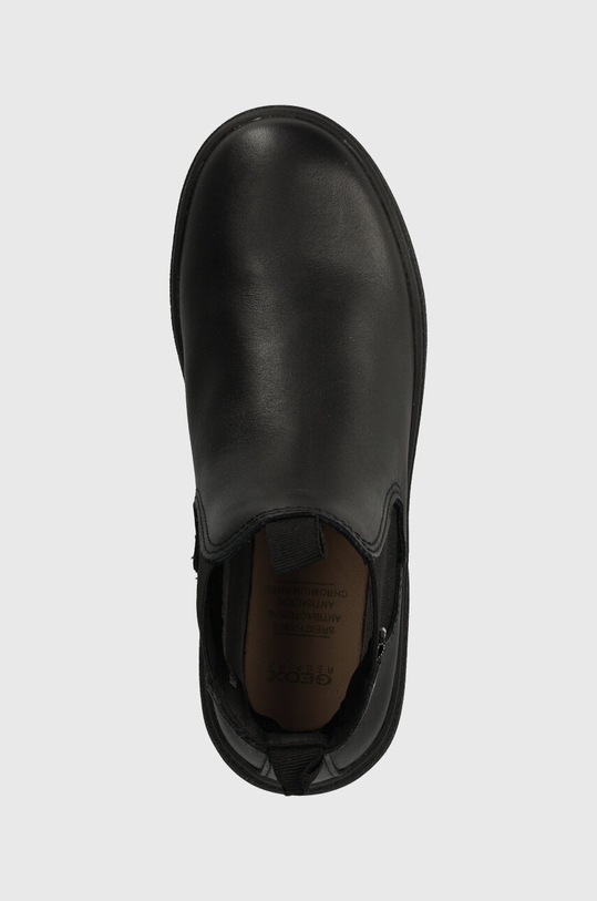 Dětské kožené kotníkové boty Geox černá J36LDB.00043.28.35