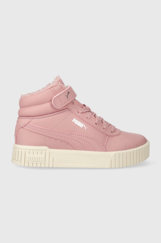 Puma sneakersy dziecięce Carina 2.0 Mid WTR PS Planet friendly różowy 387382
