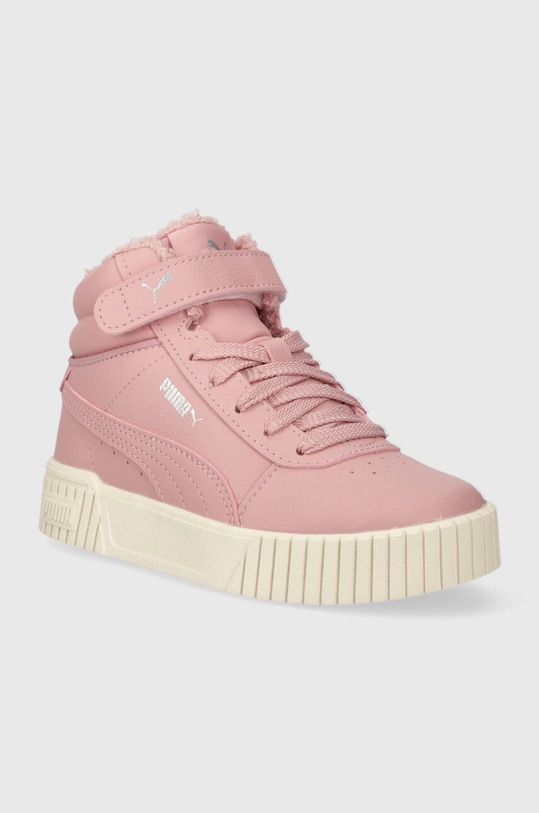Puma sneakersy dziecięce Carina 2.0 Mid WTR PS 387382 różowy AW23