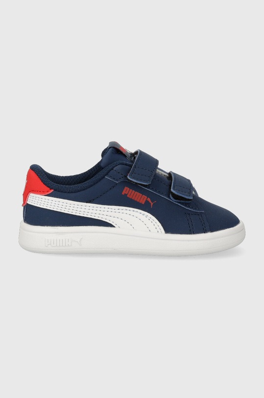 Puma sneakers din piele Smash 3.0 Buck V Produs pentru bebe bleumarin 392041