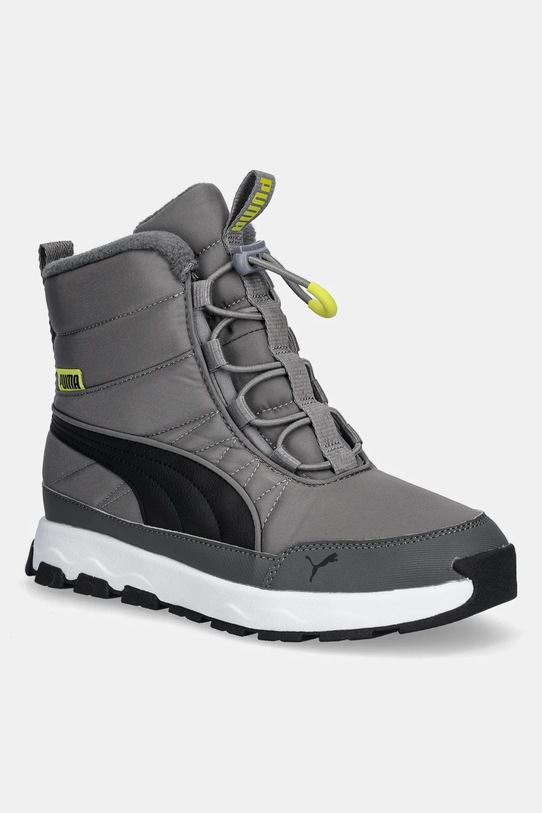 Puma buty zimowe dziecięce Evolve Boot Jr syntetyczny szary 392644