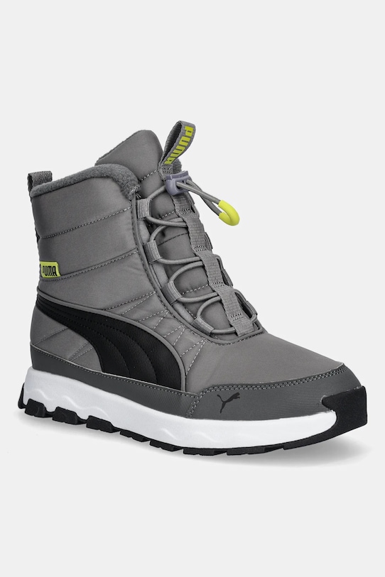 Dětské zimní boty Puma Evolve Boot Jr textilní šedá 392644