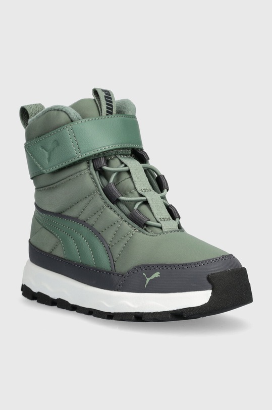 Detské snehule Puma Evolve Boot AC+ PS 392645 zelená AW24