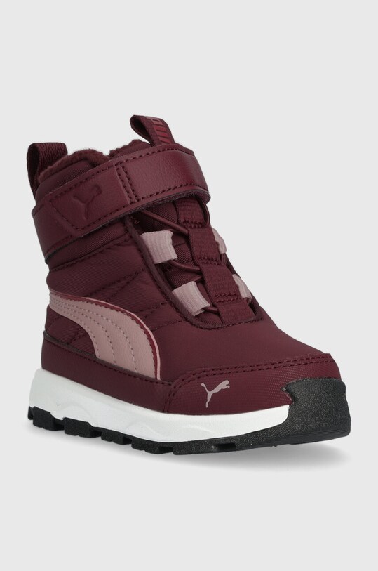 Puma buty zimowe dziecięce Evolve Boot AC+ Inf 392646 bordowy AW24