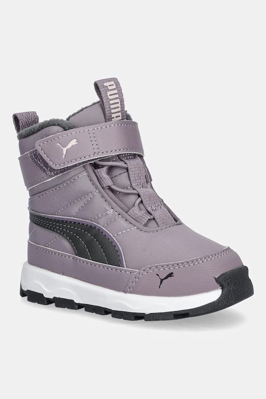Dětské zimní boty Puma Evolve Boot AC+ Inf zateplené fialová 392646