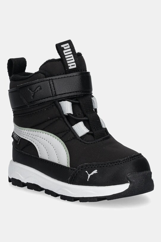 Дитячі зимові черевики Puma Evolve Boot Puretex AC+Inf з утепленням чорний 392650