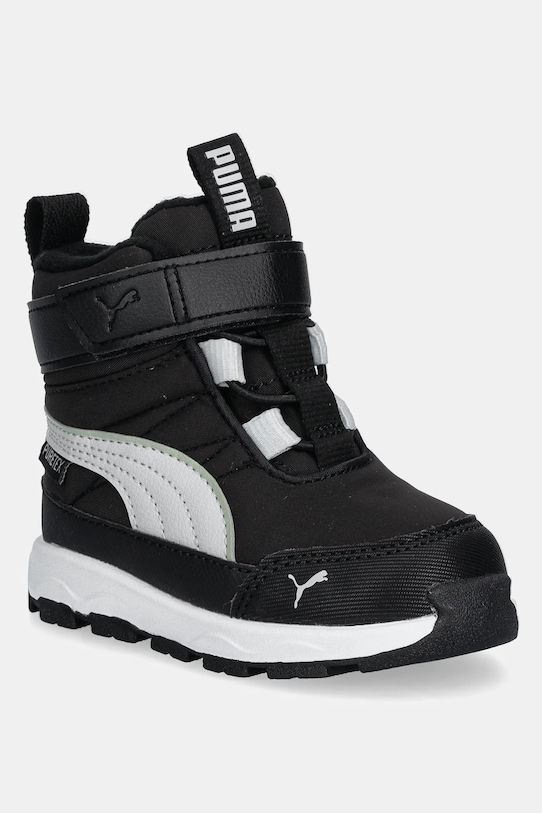 Dětské zimní boty Puma Evolve Boot Puretex AC+Inf imitace kůže černá 392650