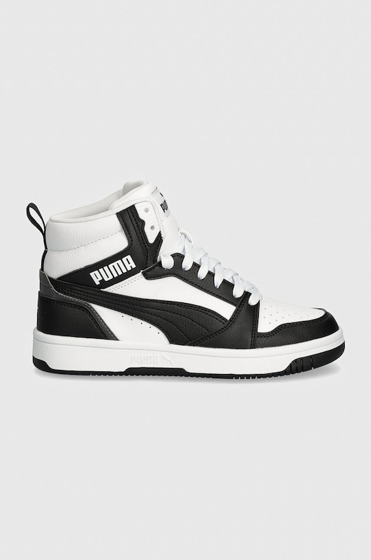 Dětské sneakers boty Puma Rebound V6 Mid Jr 393831 bílá AW25