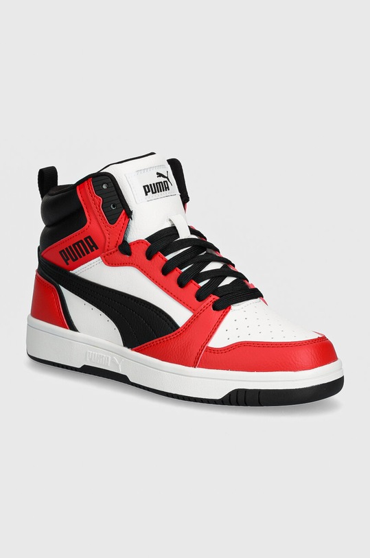 Puma sneakers pentru copii Rebound V6 Mid Jr rosu 393831