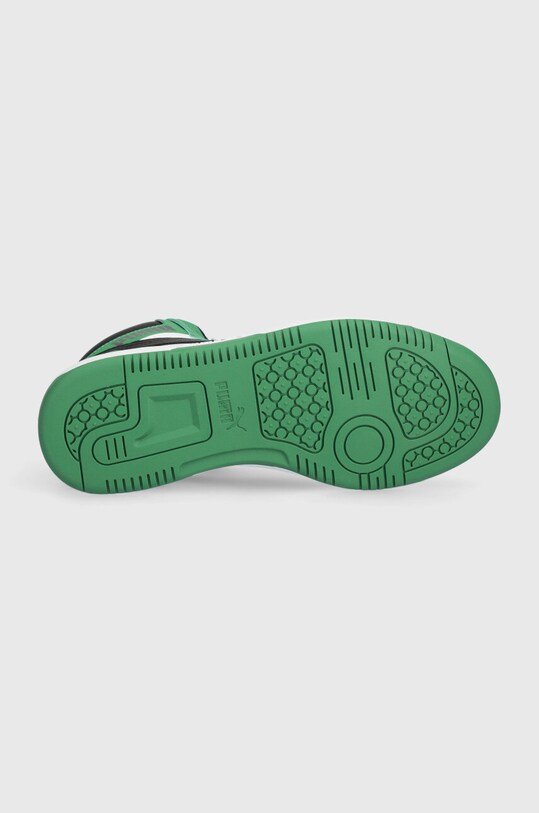 Puma sneakers pentru copii Rebound V6 Mid Jr 393831 verde