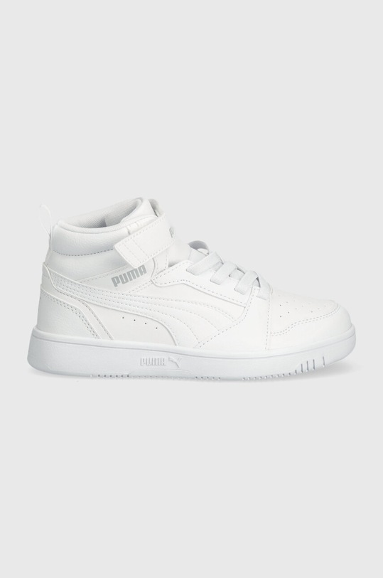 Dětské sneakers boty Puma Rebound V6 Mid AC+ PS 393832 bílá AW25