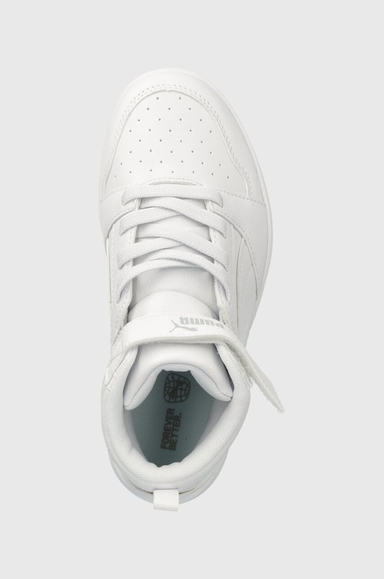 Puma sneakers pentru copii Rebound V6 Mid AC+ PS alb 393832