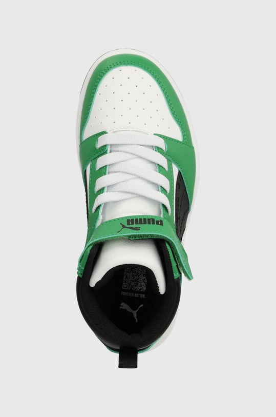 Puma sneakers pentru copii Rebound V6 Mid AC+ PS verde 393832