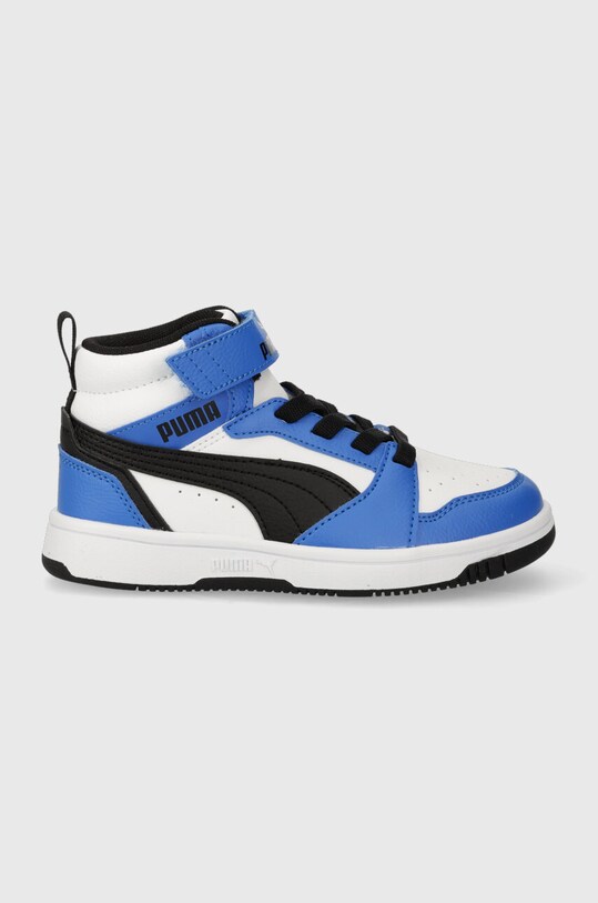 Detské tenisky Puma Rebound V6 Mid AC+ PS Planet friendly modrá 393832