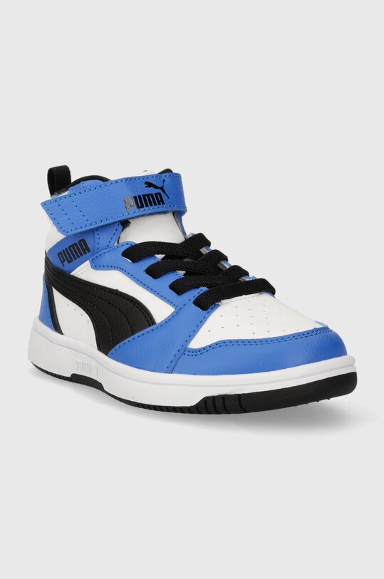 Detské tenisky Puma Rebound V6 Mid AC+ PS 393832 modrá AW24