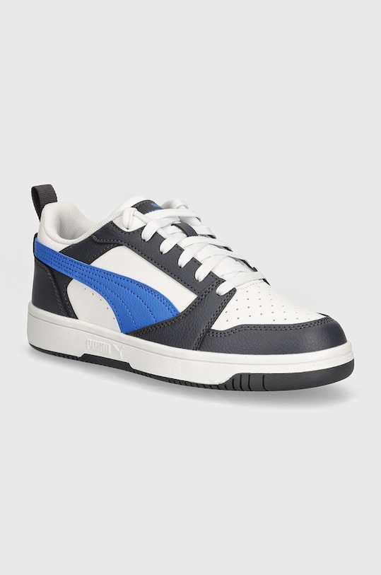 Дитячі кросівки Puma Rebound V6 Lo Jr Planet friendly блакитний 393833