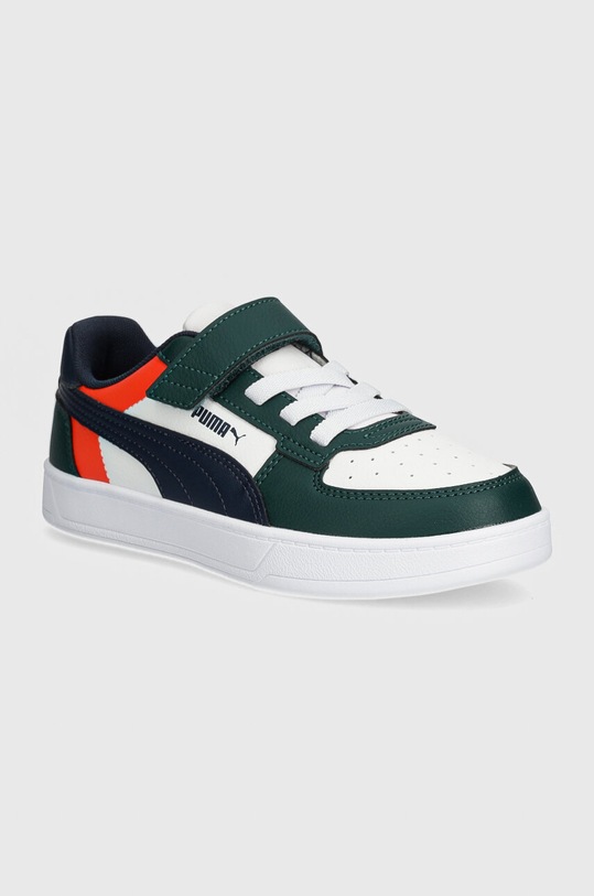 Puma sneakers pentru copii Caven 2.0 Block AC+ PS Planet friendly verde 394462