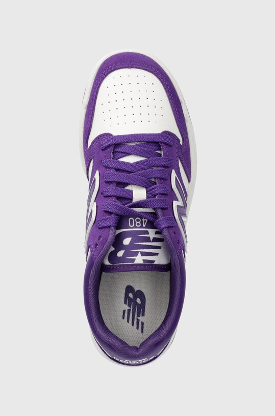 New Balance sneakersy dziecięce GSB480WD fioletowy GSB480WD