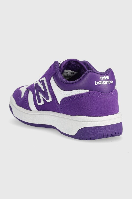 Chłopiec New Balance sneakersy dziecięce PHB480WD PHB480WD fioletowy